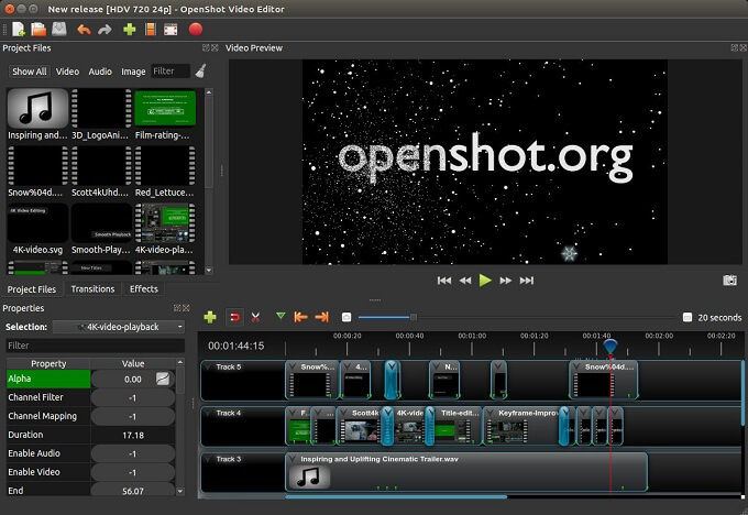 Openshot Video Editor