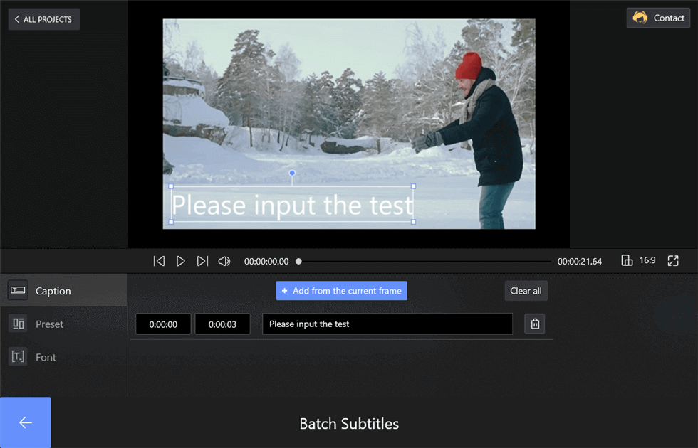 adding subtitles using videoproc